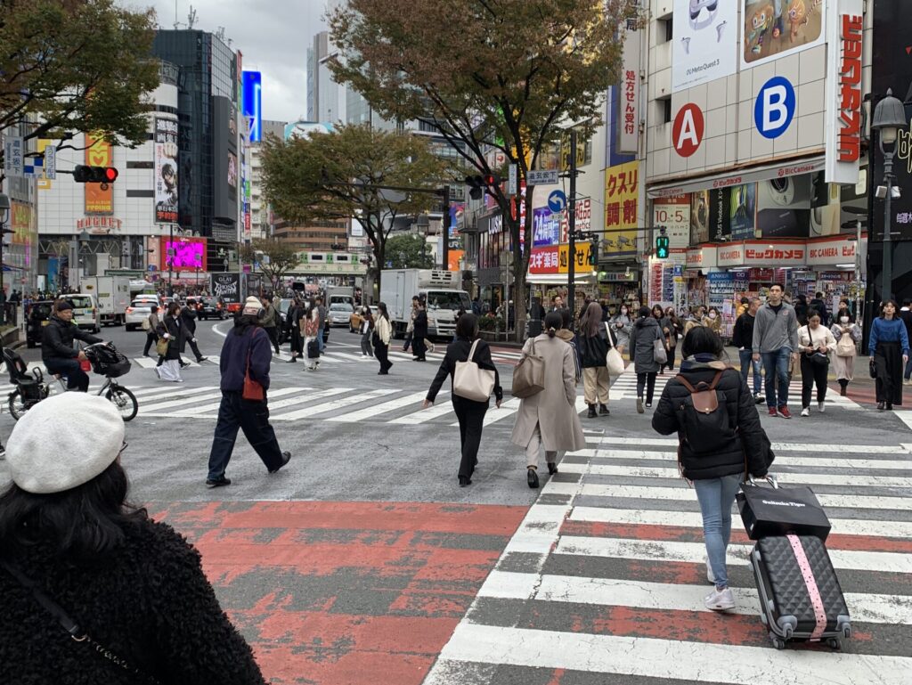 Scramble Crossing, Shibuya, Tokyo