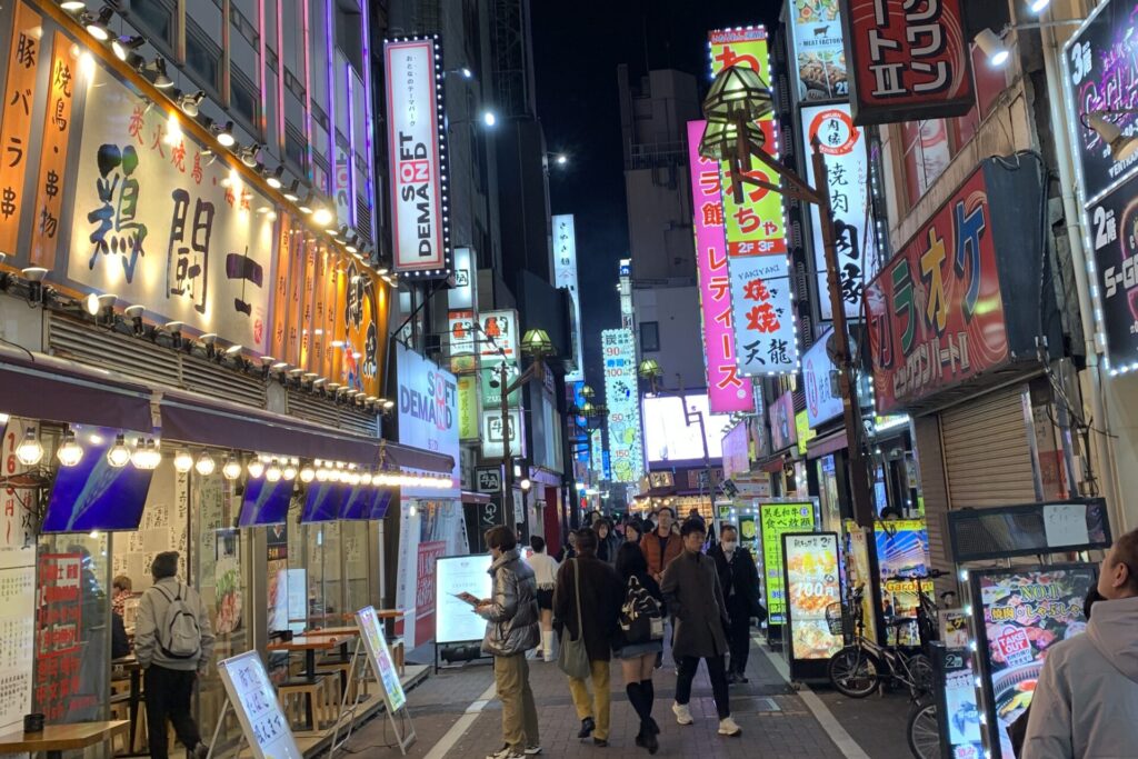 Kabukicho in the night, Shinjuku, Tokyo