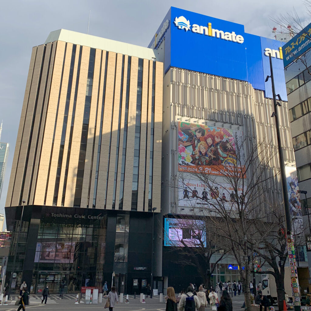 Animate Ikebukuro Flagship Store, sub-culture, anime and comic department store, in Ikebukuro