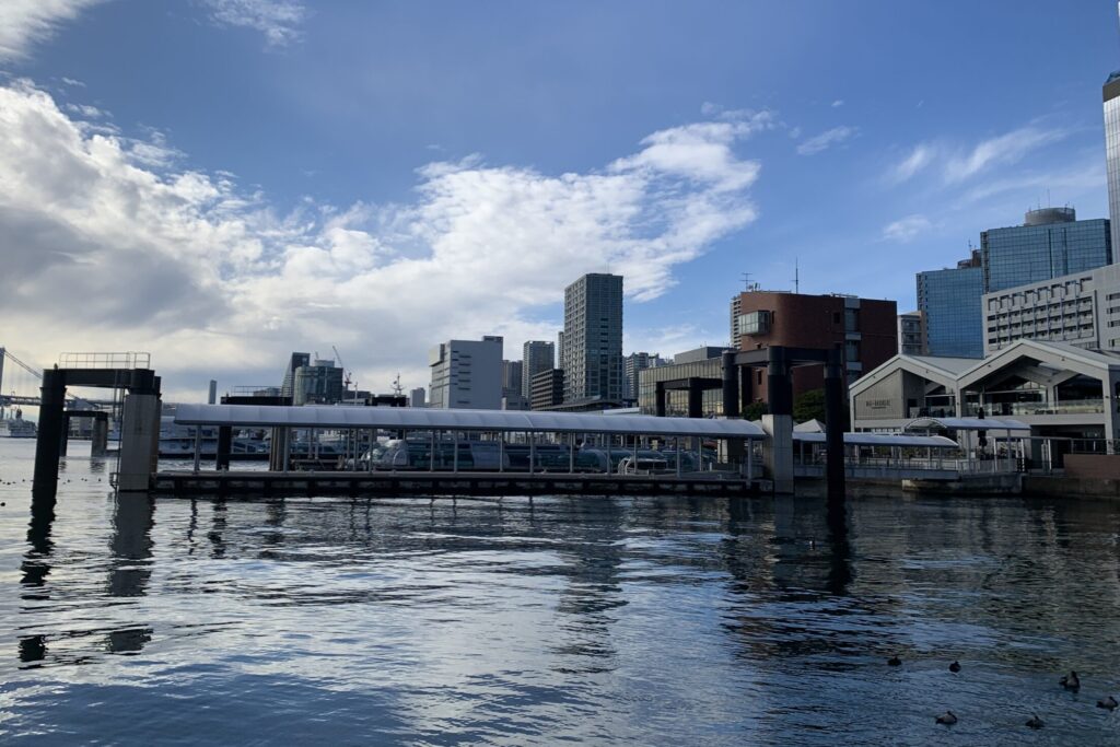 Hinode Pier, water transportation from Asakusa, Tokyo Tower Walking Guide