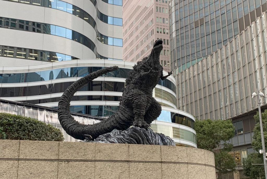 Godzilla Statue, Tokyo Midtown Hibiya, Ginza, Tokyo