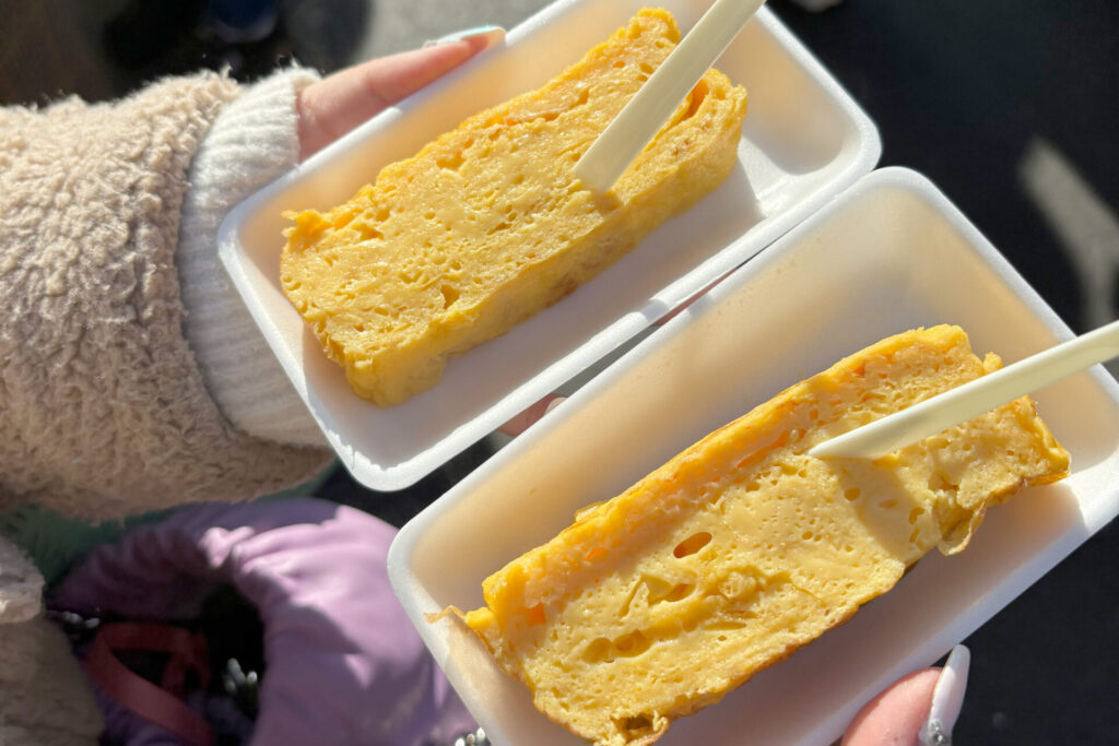 Thick Omelette, Tsukiji Outer Market, Tokyo