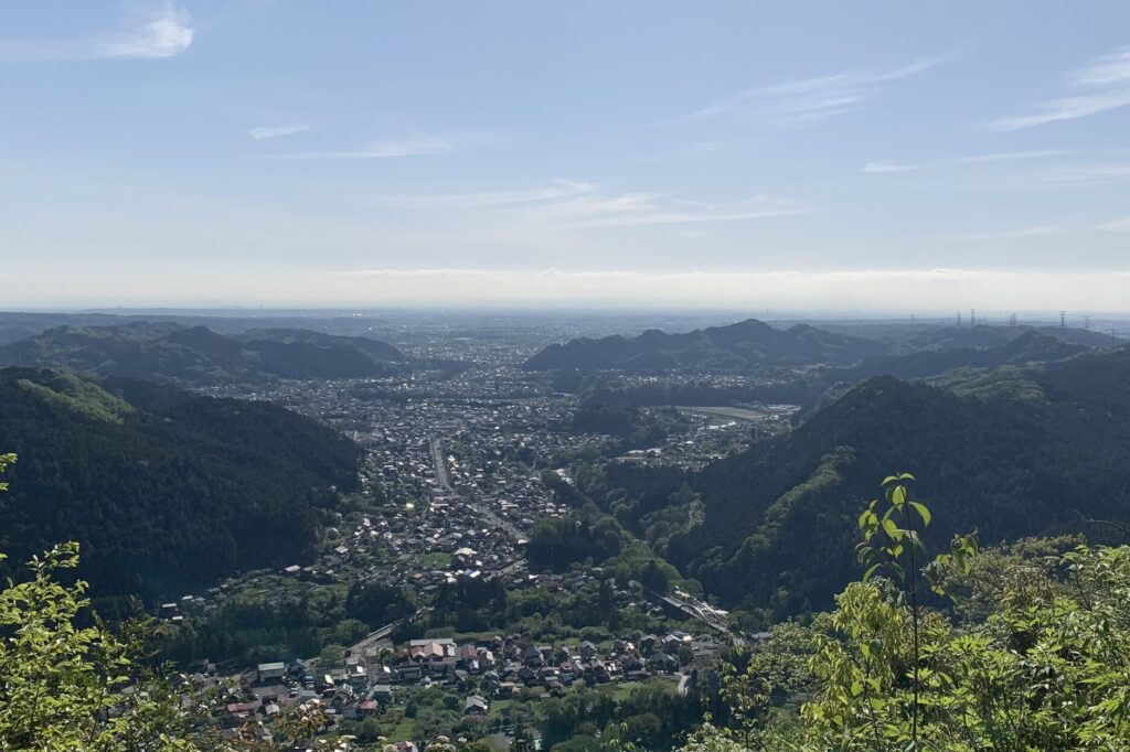 View from Shiroyama (Tokura Shiroato), Akiruno/Akigawa Valley, Tokyo