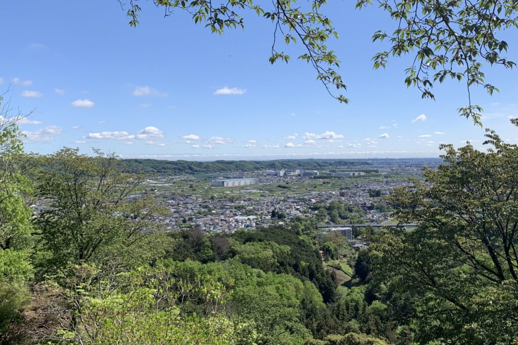 View from Ajiro Benten-yama, Akiruno/Akigawa Valley, Tokyo