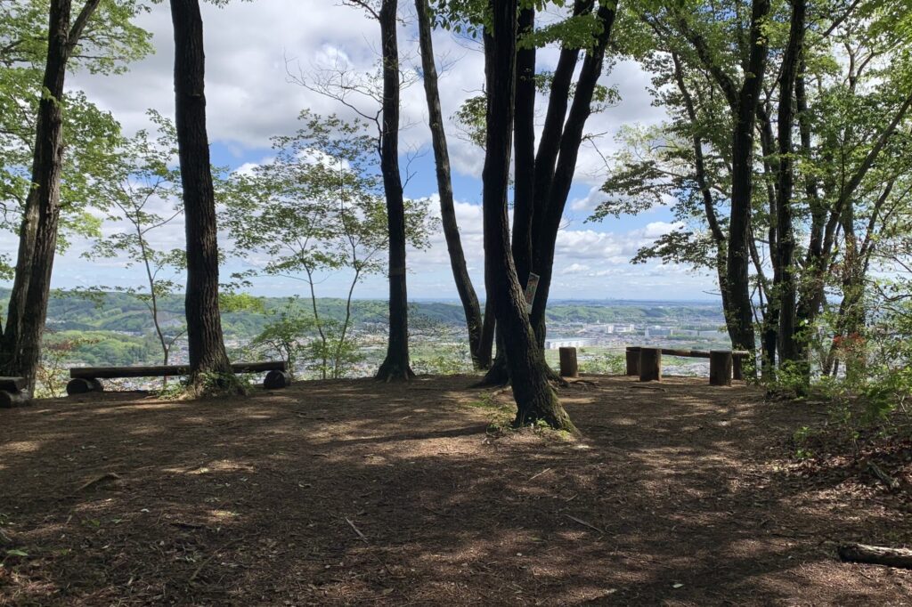 Top of Shiro Yama, Akigawa Hill, Akiruno City