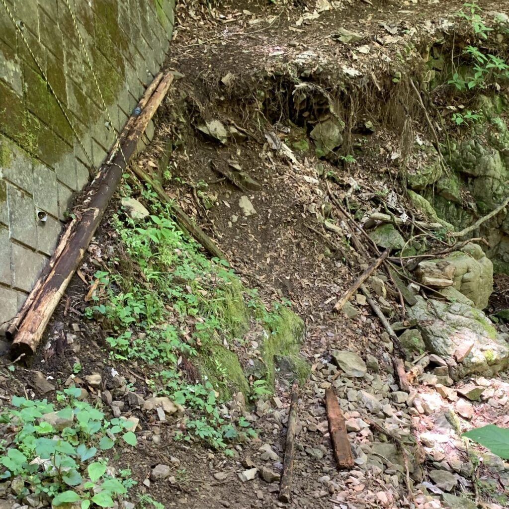 Collapsed Bridge, Hinode Town, Tokyo