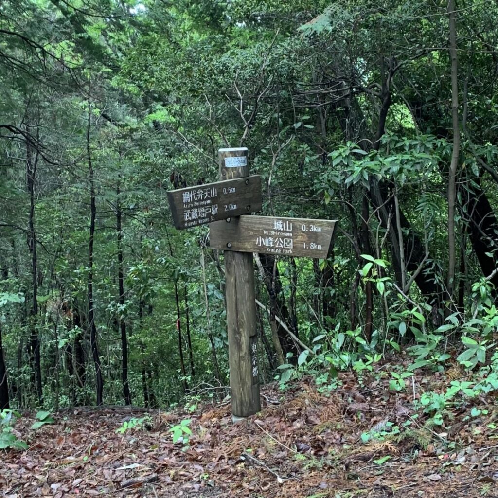 Arrow Signboard 9, Akigawa Hill, Akiruno City