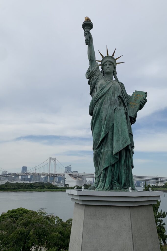 Statue of Liberty, Odaiba Seaside Park, Tokyo