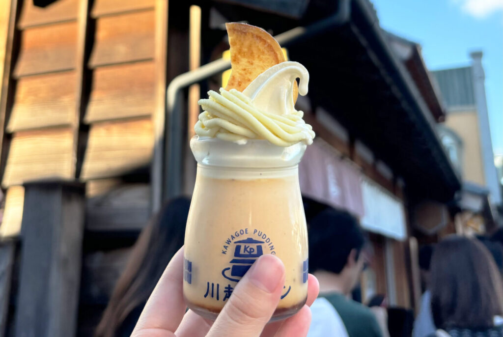 Sweet Potato Pudding, Kawagoe Pudding, Foodie Paradise, Kawagoe, Saitama