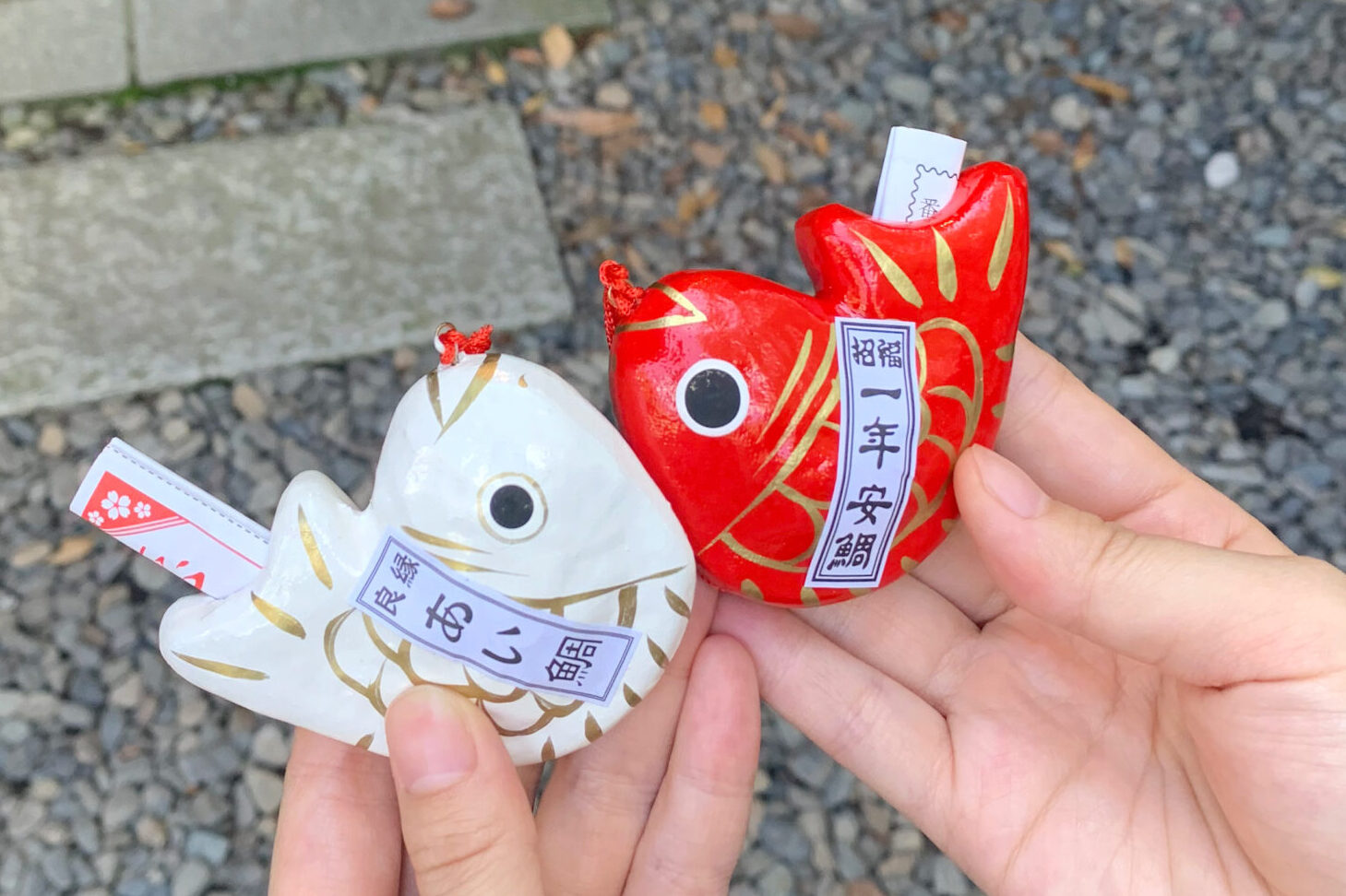 Tai Omikuji, Kawagoe Hikawa Shrine, Little Edo, Kawagoe, Saitama