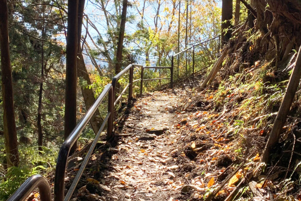 Mountain trail on the Okutama Old Road, Okutama, Tokyo Walking Guide