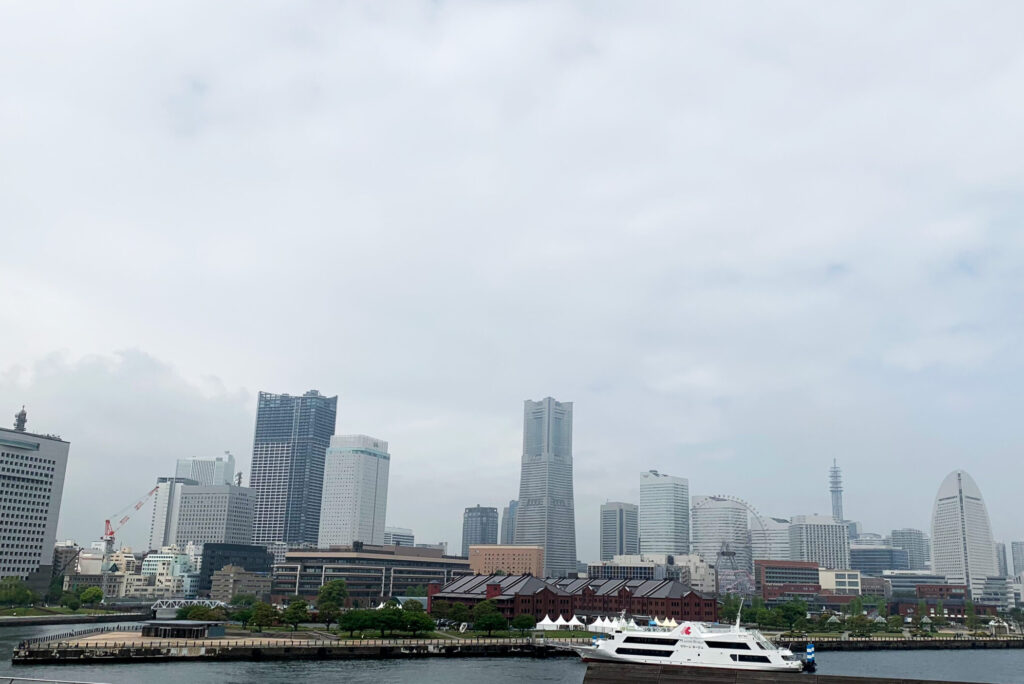Seaside Overview from Yamashita Seaside Promenade, Yokohama, Tokyo Walking