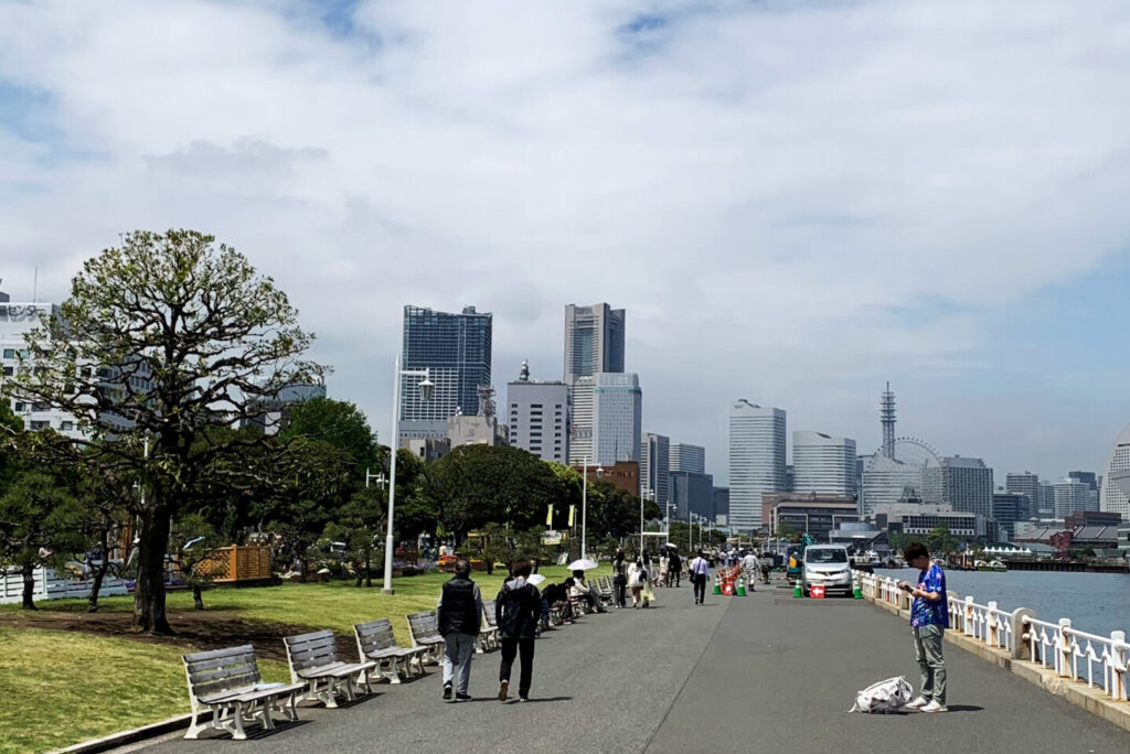 Yamashita Park, Yokohama, Tokyo Walking