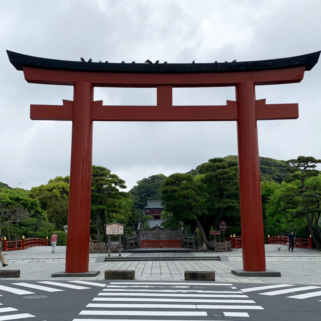 Third Torii, Tsurugaoka Hachimangu, Kamakura, Tokyo Walking