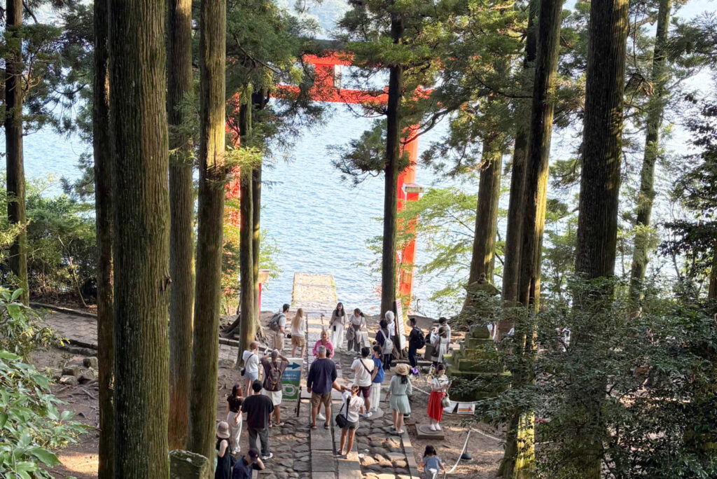 Peace Torii, Inside, Hakone Shrine, Hakone, Tokyo Walking